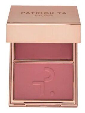 Patrick Ta Double Take Cream Powder Blush She Goes to the Gym Duo Cool Mauve